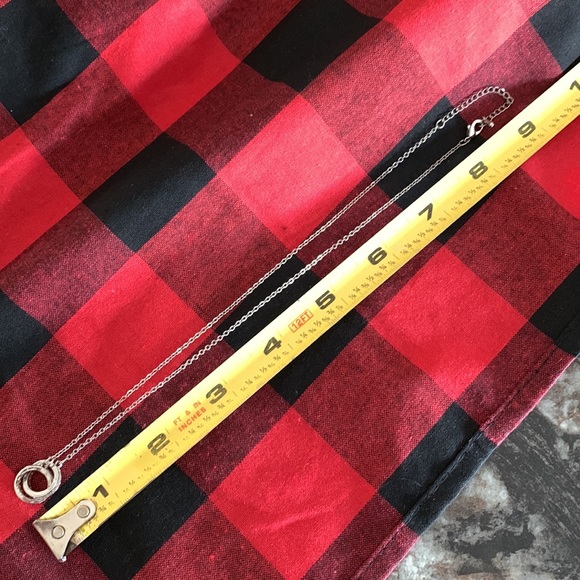 Womens’ Double loop necklace - Picture 3 of 7